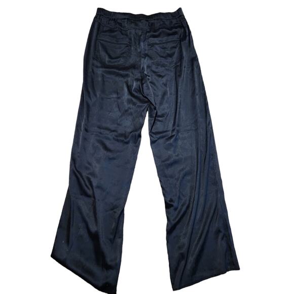 Fleur Du Mal Washable silk black pants size medium - Picture 4 of 5